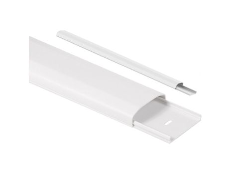 Listwa maskująca do kabli Maclean MC-695 W 60x20x750mm plastik systemowa MC-695
