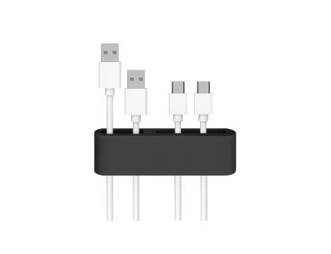 Organizer kabli na biurko Maclean MC-747 3 szt - taśma 3M MC-747