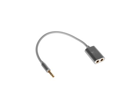Kabel adapter rozdzielacz 3,5mm Maclean MCTV-580 - słuchawki i mikrofon MCTV-580