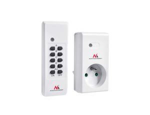 Gniazdko sterowane pilotem Maclean MCE151 wew 1szt - programowalne + bateria do pilota MCE151