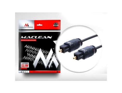 Przewód optyczny Toslink T-T ULTRA SLIM 0,5m Maclean MCTV-750 MCTV-750