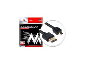 Przewód HDMI-microHDMI ULTRA SLIM v1.4 3m Maclean MCTV-723 A-D MCTV-723