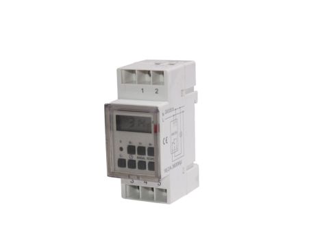 Timer cyfrowy Maclean Energy MCE09 na szynę DIN 10 programów 3600W max 156 programów MCE09