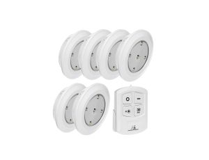 Lampa zestaw 6 LED Maclean Energy z pilotem na baterie 3xAAA MCE165 MCE165