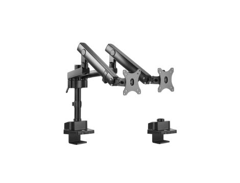 Uchwyt biurkowy na 2 monitory LCD LED Maclean MC-812 17-32cala 2x8kg vesa 75x75 oraz 100x100 MC-812
