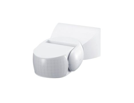 Czujnik ruchu na podczerwień pir nowoczesny Maclean Energy MCE201 W zasięg 12m biały IP65 MCE201