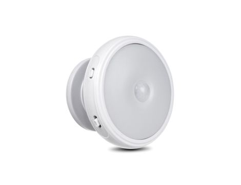 Lampa LED z sensorem ruchu, magnes, tylne podświetlenie 3xAAA Maclean Energy MCE223 tryby świecenia ciągły, czujnik PIR MCE223