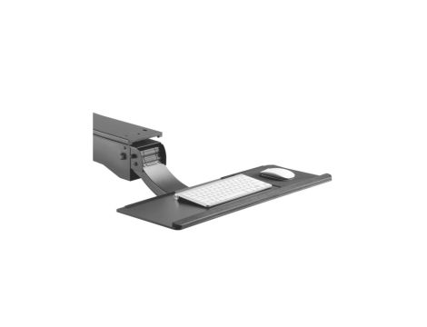Uchwyt na klawiaturę podbiurkowy regulowany MC-795 do pracy stojąco - siedzącej max zmiana 34cm MC-795
