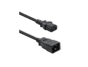Qoltec Kabel przedłużający zasilający IEC C20/C13 3x1.5mm 1.2m