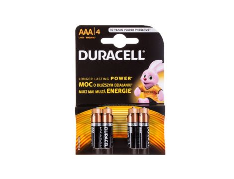 Bateria alkaliczna LR03 / AAA Basic DURACELL 4520104 /4szt./