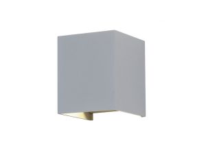 Oprawa elewacyjnaVT-759-12 12W-WALL LAMP WITH BRIDGELUX CHIP COLORCODE:4000k GREY SQUARE 8532