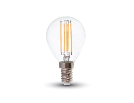 Żarówka Dekoracyjna LED FILAMENT VT-1996 4W E14 P45 6400K 400lm A+ 300st. 4426