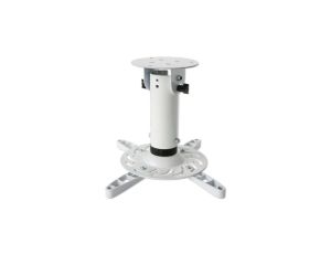 Uchwyt do Projektora Sufitowy 20cm 15kg Biały Regulowany ICA-PM 200WH