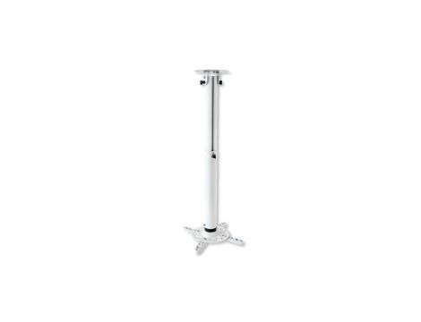 Uchwyt sufitowy do projektora 50-77CM 15KG Biały Uniwersalny ICA-PM 104MW