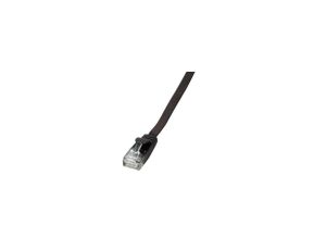 Patchcord płaski UTP 5m Cat.6A czarny