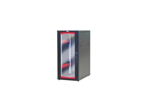 Szafa stojąca złożona 27U 600x1000 rack 19drzwi szklane
