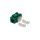 Moduł Keystone RJ45 UTP Cat5e Zielony Punch-Down