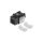 Moduł Keystone RJ45 UTP Cat5e Czarny Punch-Down