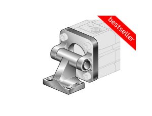Ucho skośne kompletne do siłownika pneumatycznego D125, ISO15552/6431, ISO21287, ze śrubami montaż.