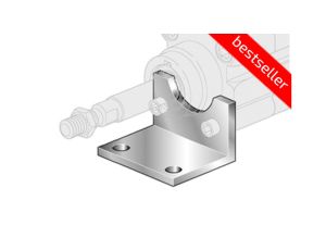 Łapa mocująca do siłownika pneumatycznego D50, ISO15552/6431, ISO21287, ze śrubami montażowymi