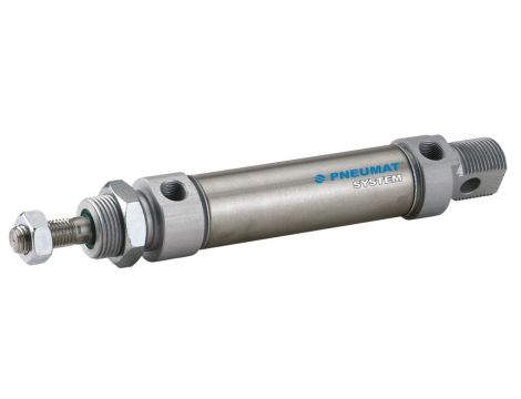Siłownik pneumatyczny okrągły ISO6432 D12x50 z amortyzacją mechaniczną