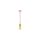 Lampa Wisząca VT-7778 Drewno Czerwony Przewód 3723