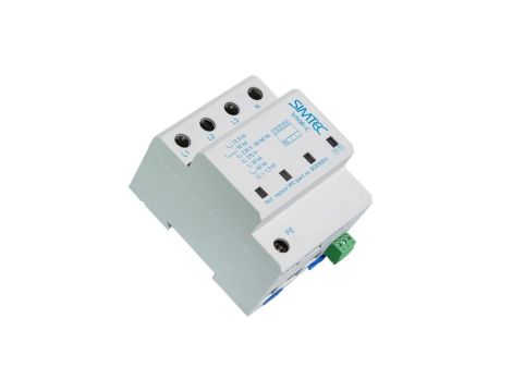 Ogranicznik przepięć Iskiernikowo-warystorowy 4P 50kA 230V SIMTEC SI50 B+C Typ T1+T2 szary 85205003