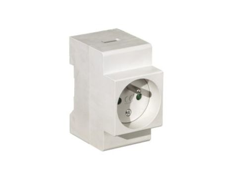 Gniazdo na szynę TH z uziemieniem 16A/250V M.06-16A/250V