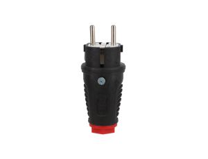 Wtyczka gumowa 16A 2P+Z 230V SCHUKO VDE IP54 /guma-poliamid/ TAURUS2 0511-sr
