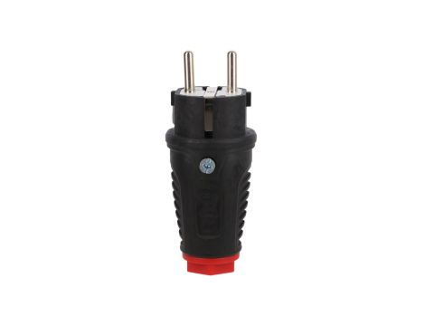 Wtyczka gumowa 16A 2P+Z 230V SCHUKO VDE IP54 /guma-poliamid/ TAURUS2 0511-sr