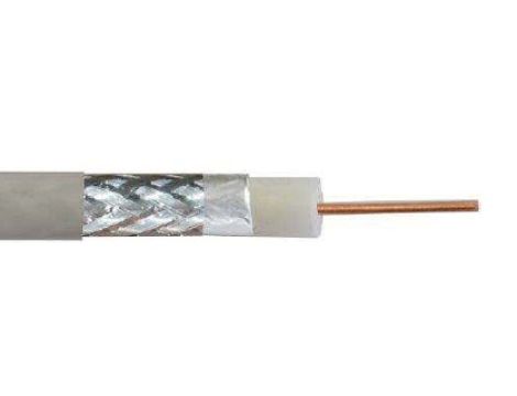 Przewód koncentryczny RG6 75 Ohm PN-EN 50117-2-4 Klasa A biały PVC /100m/