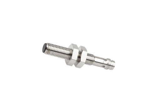 Czujnik indukcyjny M8x1 50mm zabudowany Sn 1.5 10-30V DC PNP NO złącze M8 3-pinowe IP67 mosiądz niklowany IA080170