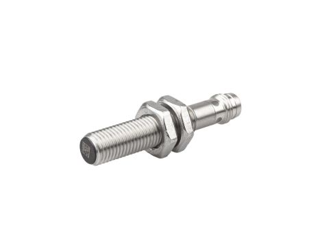 Czujnik indukcyjny M8x1 45mm zabudowany Sn 1.5 10-30V DC PNP NO złącze M8 3-pinowe IP67 mosiądz niklowany IB080174