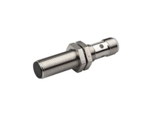 Czujnik indukcyjny M12x1 dł: 60 mm zabudowany Sn: 3 10-30VDC PNP NC złącze M12 IP67 mosiądz niklowany IB120221