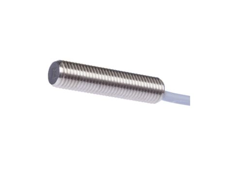 Czujnik indukcyjny M8x1 35 mm zabudowany Sn 1,5 10-30V DC PNP NO kabel 2m PVC IP67 stal nierdzewna 1.4305 IB080104