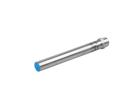 Czujnik indukcyjny śr: 6,5mm dł: 60mm quasi-zabudowany Sn: 3 10-30V DC PNP NO wtyk M8 3pin IP67 mosiądz chromowany IB060176
