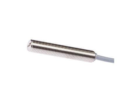 Czujnik indukcyjny M8x1 dł: 45mm zabudowany Sn: 3mm 10-30V DC 85stC PNP NO IO-Link kabel 2m PUR IP68 stal nierdzewna IC080106