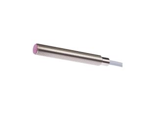 Czujnik indukcyjny M8x1 dł: 60mm zabudowany Sn: 2mm 10-35VDC 140stC PNP NO złącze kablowe M12 IP65 mosiadz niklowany IB08012W