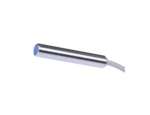 Czujnik indukcyjny M8x1 dł: 45mm zabudowany Sn: 3mm 10-30VDC PNP NO kabel 2m PVC IP67 mosiądz chromowany IB080106