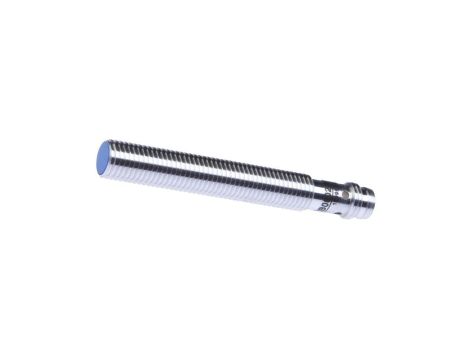 Czujnik indukcyjny M8x1 60dł zabudowany Sn: 3mm 10-30V DC PNP NC złącze M8 3-pinowe IP67 niekiel chromowany IB080276