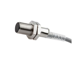 Czujnik indukcyjny M12x1 dł: 35mm zabudowany Sn: 2mm 10-30V DC PNP NO kabel 2m PVC IP67 mosiądz niklowany IA120104