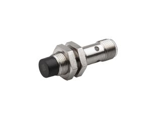 Czujnik indukcyjny M12x1 dł: 45mm niezabudowany Sn: 6mm 10-30V DC PNP NO złącze M12 3-pinowe IP67 mosiądz niklowany IN120125
