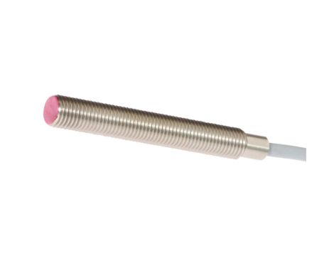 Czujnik indukcyjny M8x1 dł: 60mm zabudowany Sn: 2mm 10-30V DC 140stC PNP NC kabel 2m IP65 stal nierdzewna IB080250
