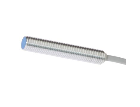 Czujnik indukcyjny M8x1 dł: 45mm quasi-zabudowany Sn: 4mm 10-30V DC PNP NO kabel 2m PVC IP67 srebny chromowany IB08010H