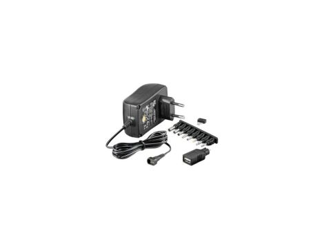 Zasilacz 230V uniwersalny 3-12V regulowany 1,5A IPW-NTS1500G