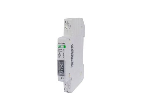 Lampka kontrolna zielona półmodułowa 230V