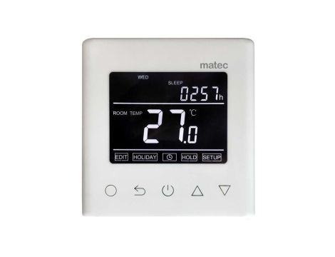 Regulator temperatury - programowalny typ RTW-01 biały