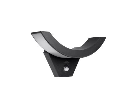 Lampa LED z czujnikiem PIR MCE290 B 800lm 10W IP54 Maclean Energy kolor czarny