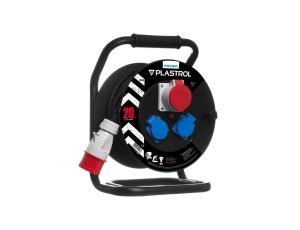 Przedłużacz bębnowy CEE 1x16A/5P + 2-gniazda z/u 20m /H07RN-F 5x1,5/ IP44