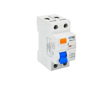 Wyłącznik różnicowoprądowy 2P 16A 30mA 0,03A typ AC EBS9RN-2P-30-16-AC